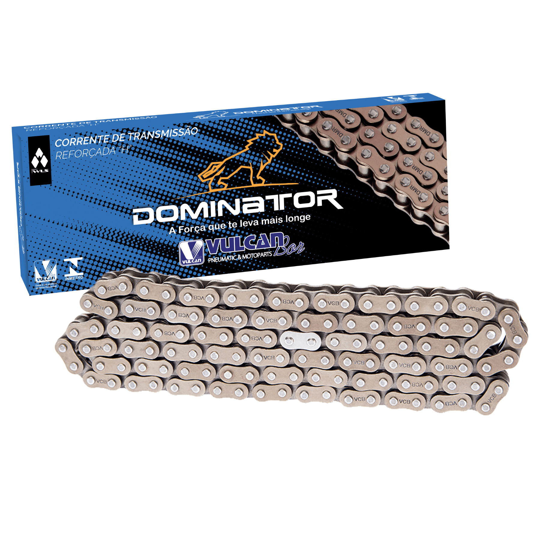 Corrente trans. (428h + 114l) p/ moto dafra speed 150